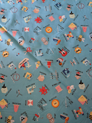 Sew Chatty Sewing Motifs Blue